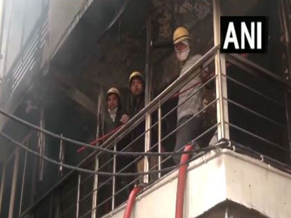 Fire breaks out at two factories in ​​Jaipur (Photo/ANI)