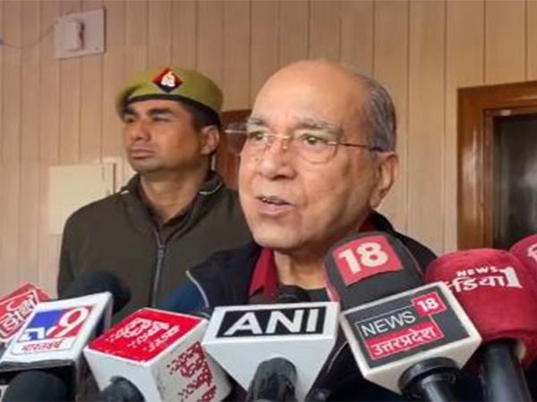 Nirman Samiti chairman Nripendra Mishra (Photo/ANI)