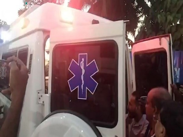 Congress leader Uma Thomas being taken to hospital in ambulance  (Photo/ANI)