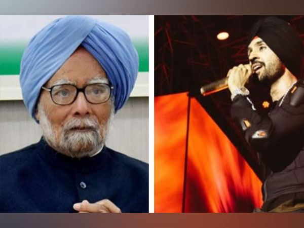 Singer Diljit Dosanjh and late former PM Manmohan Singh (Image source: Instagram)
