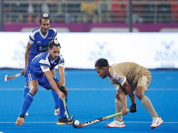 Players in actioan during Hockey India League clash (Photo: HIL)