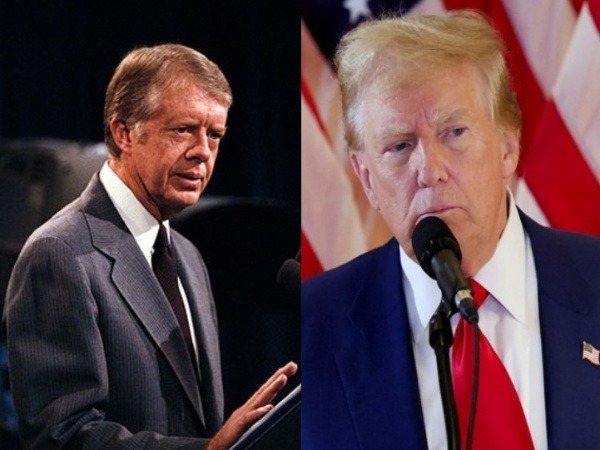 Former US President Jimmy Carter, US President-elect Donald Trump (File photos) (Image Credit: X/@CarterLibrary) (Photo Credit: Reuters)