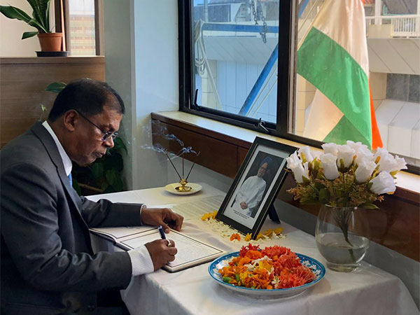 Fiji Deputy PM Biman Prasad signs condolence book at Indian High Commission in Suva (Image Credit: X/@HCI_Suva)