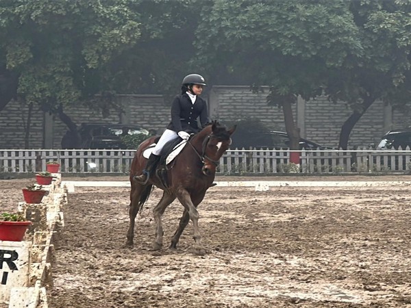 Taarini Lodha in action during National Equestrian Championship (Image: EFI)