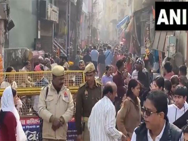 Security beefed up in Uttar Pradesh's Varanasi (Photo/ANI)