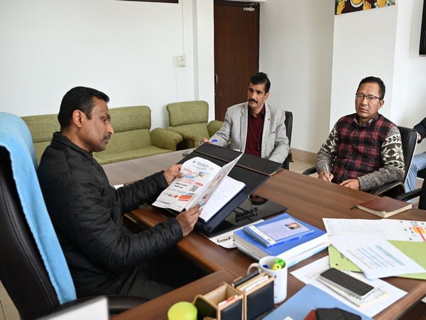 Uttarakhand Additional Chief Electoral Officer Dr Vijay Kumar Jogdande held meeting regarding preparations for National Voter's Day (Photo/ANI)
