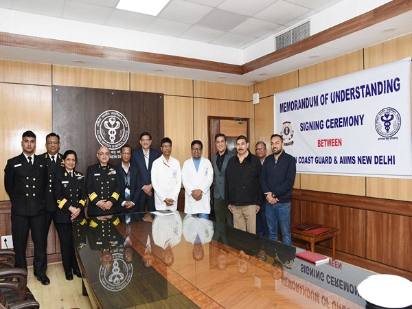 Indian Coast Guard and AIIMS Delhi sign MoU. (Photo/ANI)