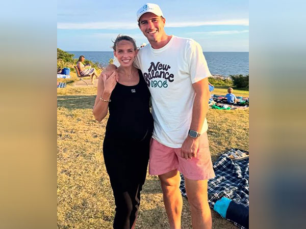 Cricketer Pat Cummins and his wife (Image source: Instagram)