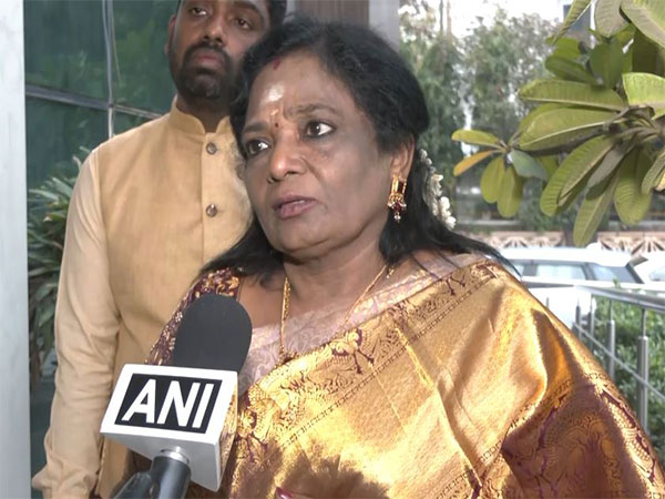 Former Telangana Governor and BJP leader Tamilisai Soundararajan (Photo/ANI)