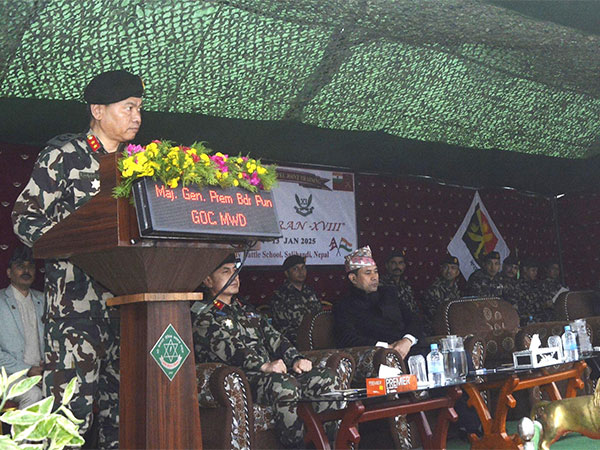 Major General Prem Bahadur Pun, Mid-Western Division Commander, of the Nepali Army Battle School in Saljhandi, Rupandehi District (Image/ Nepal Army)