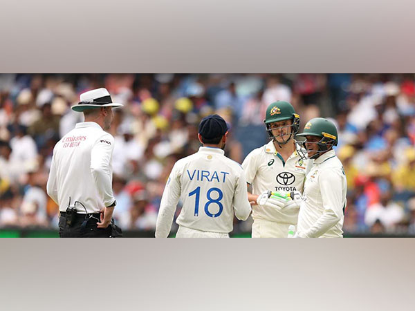 Virat Kohli with Sam Konstans and Usman Khawaja (Photo: ICC) 