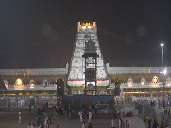 Visual from Sri Venkateswara Temple (Photo/ANI)  
