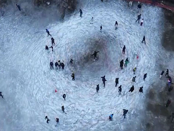 Visuals from the Ice Rink (Photo/ANI) 