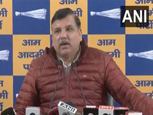 AAP Rajya Sabha MP Sanjay Singh (Photo/ANI)