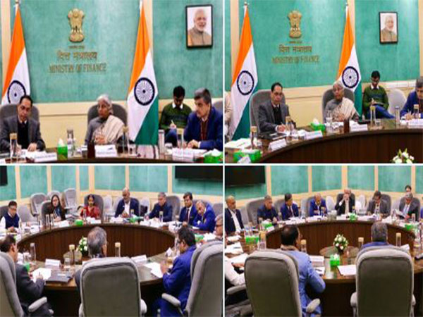 Finance Minister Nirmala Sitharaman meets stakeholders from financial sector and capital markets (Image: X/@FinMinIndia)