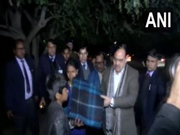 Rajasthan CM Bhajanlal Sharma visits night shelters in Jaipur (Photo/ANI)