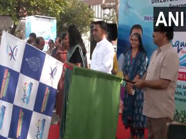 Goa CM Pramod Sawant flags off the Aqua Goa Mega Fish Festival 2025 on January 2 (Photo/ANI)