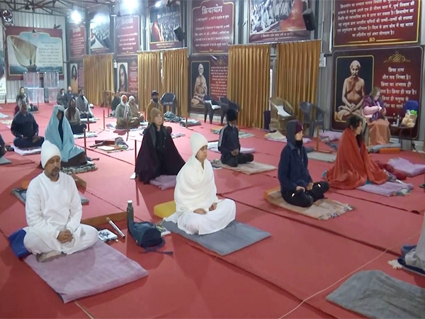Visual from the Kriyayoga camp. (Photo/ANI)