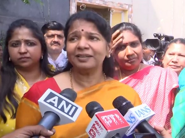 DMK MP Kanimozhi Karunanidhi (Photo/ANI)