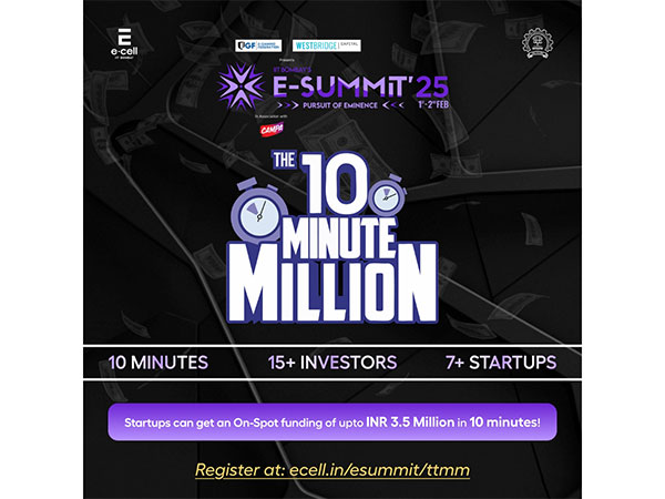 IIT Bombay E-Cell's The Ten Minute Million (TTMM) – The Iconic On-Spot Funding Event – Is Here, Bigger Than Ever
