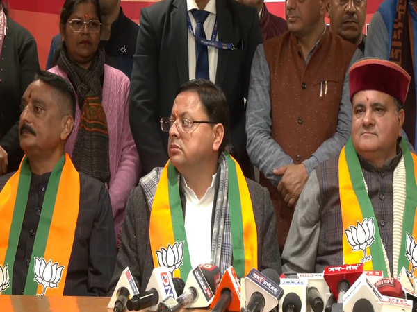 Uttarakhand Chief Minister Pushkar Singh Dhami at event (Photo/ANI)