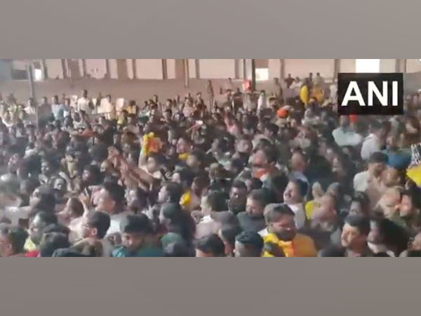 Stampede-like situation at Bageshwar Dham chief Dhirendra Krishna Shastri (Photo/ANI)