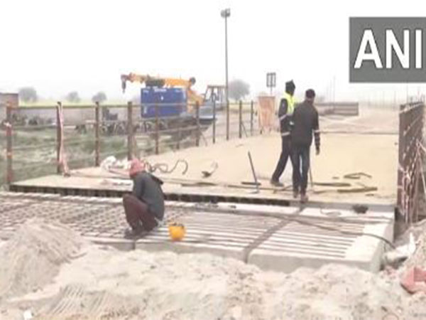 Steel bridge in Prayagraj nearing completion to ease traffic jams during Kumbh (Photo/ANI)