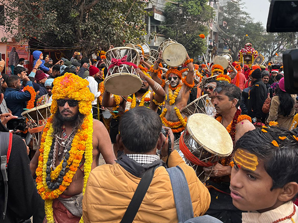 Devotees at the Mahakumbh Mela (Photo/ANI)