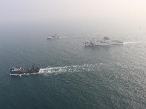 Coast Guard Ships in Action (Image Source/ Indian Coast Guard)