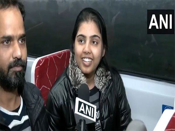 Commuter travelling in Namo Bharat Train services (Photo/ANI)