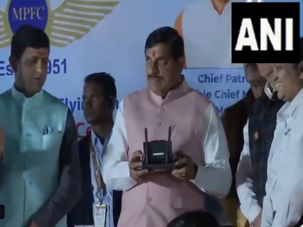 MP CM  Mohan Yadav inaugurates Drone Training Centre in Indore (Photo/ANI)