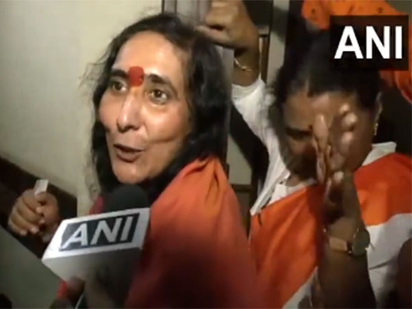 adhvi Rithambara, founder of Param Shakti Peeth and Vatsalyagram (Photo/ANI)