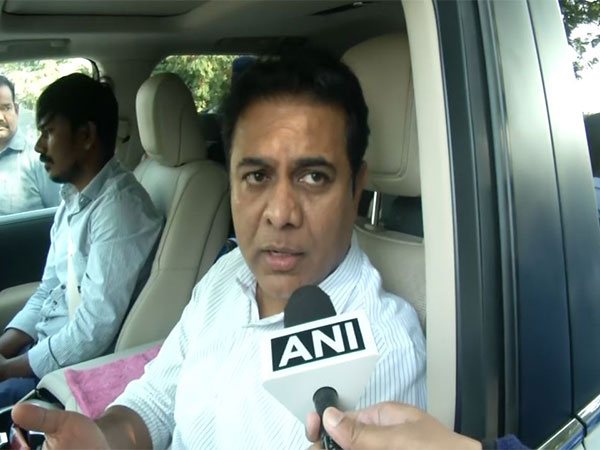 Former Telangana minister and BRS Working President K T Rama Rao. (Photo/ANI)