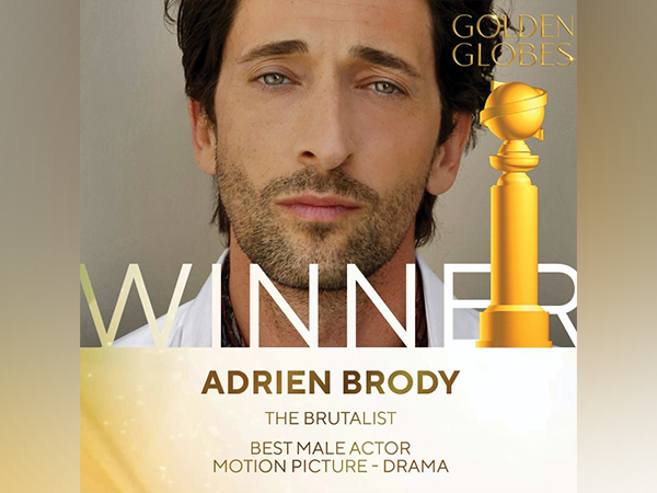 Adrien Brody (Photo/X/@!goldenglobes)