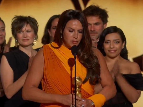 The 'Emilia Perez' team (Photo/X/@goldenglobes)