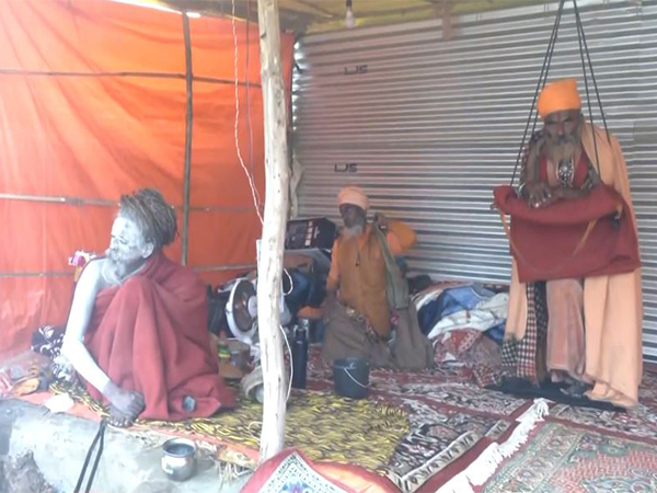 Khadeshwar Naga Baba at the Mahakumbh Mela (Photo/ANI) 