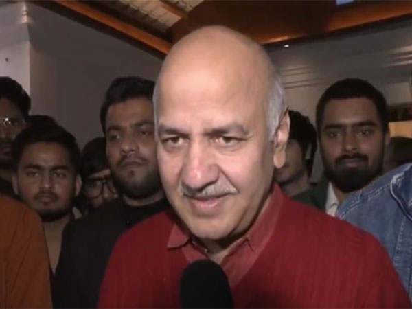 Aam Aadmi Party candidate from Jangpura Assembly constituency, Manish Sisodia (Photo/ANI)