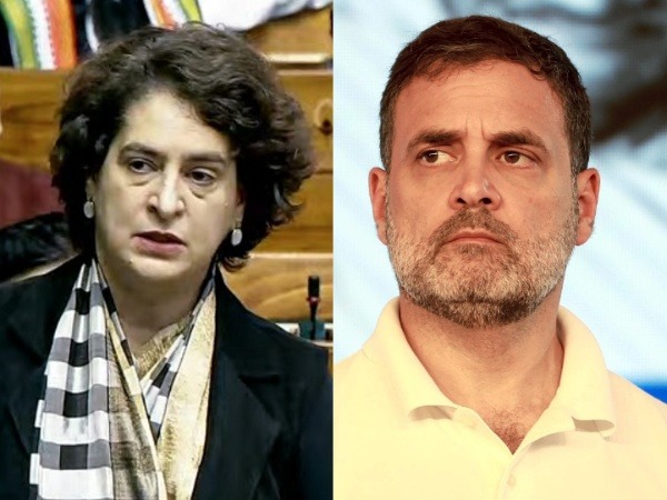 Congress MPs Rahul Gandhi and Priyanka Gandhi (Photo/ANI)