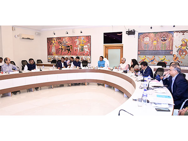 Odisha CM during HLCA meeting (Photo/ANI) 