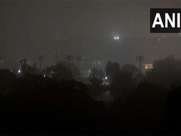 Visuals from Mahipalpur flyover (Photo/ANI)