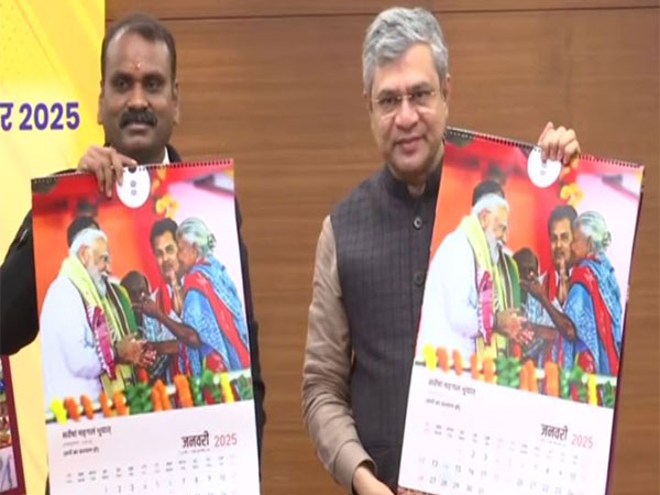 A visual from the launch of the calendar (Photo/ANI) 