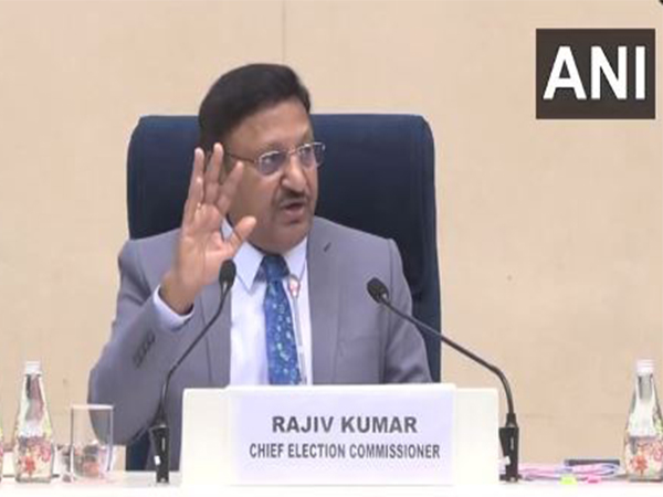 Chief Election Commissioner Rajiv Kumar. (Photo/ANI)