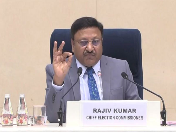 Chief Election Commissioner Rajiv Kumar. (Photo/ANI)