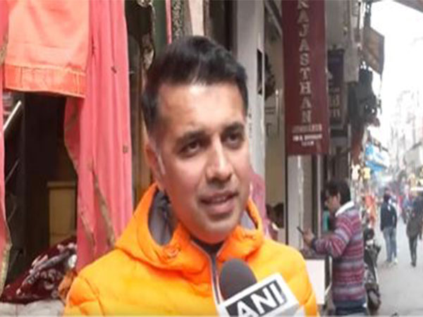 Congress candidate from Kasturba Nagar Assembly constituency, Abhishek Dutt (Photo/ANI)