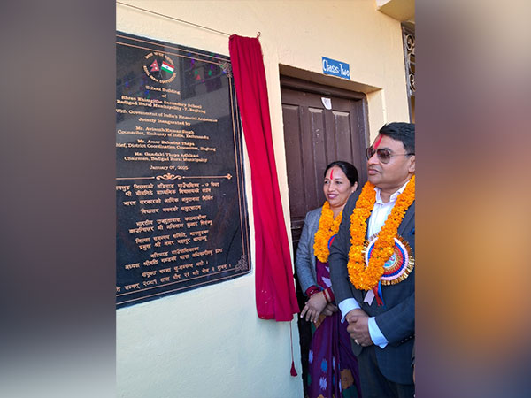 School building built with India's aid (Image/Indian Embassy in Kathmandu)