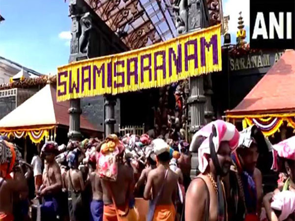 Visuals from Sabarimala Temple (File Photo/ANI)