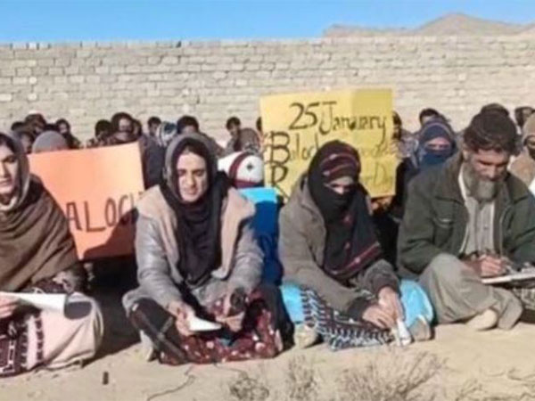 A memorial event to honour victims of enforced disappearances in Balochistan. (Photo: X/ @TBPEnglish)