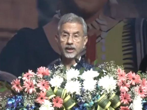 External Affairs Minister S Jaishankar addresses the Pravasi Bharatiya Divas Business Session (Photo: ANI)