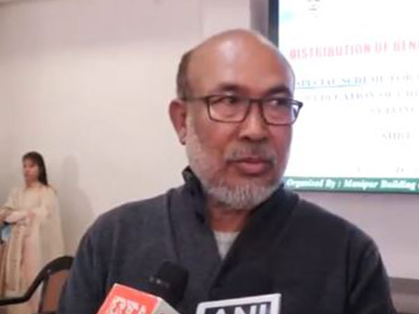 Manipur CM N Biren Singh (Photo/ANI)