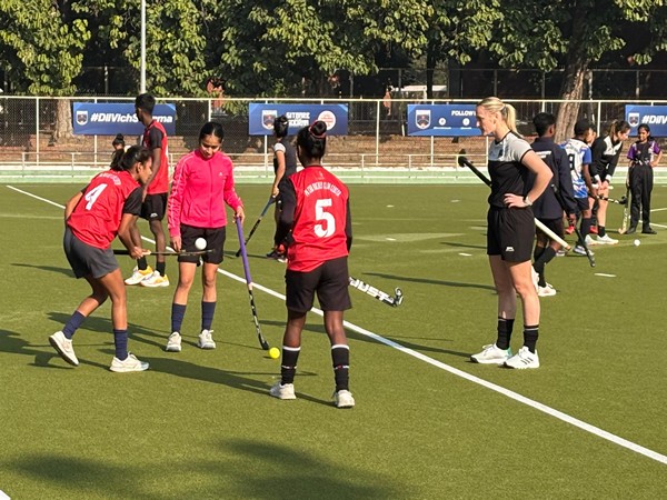 Players during practice (Photo: Hockey India League)